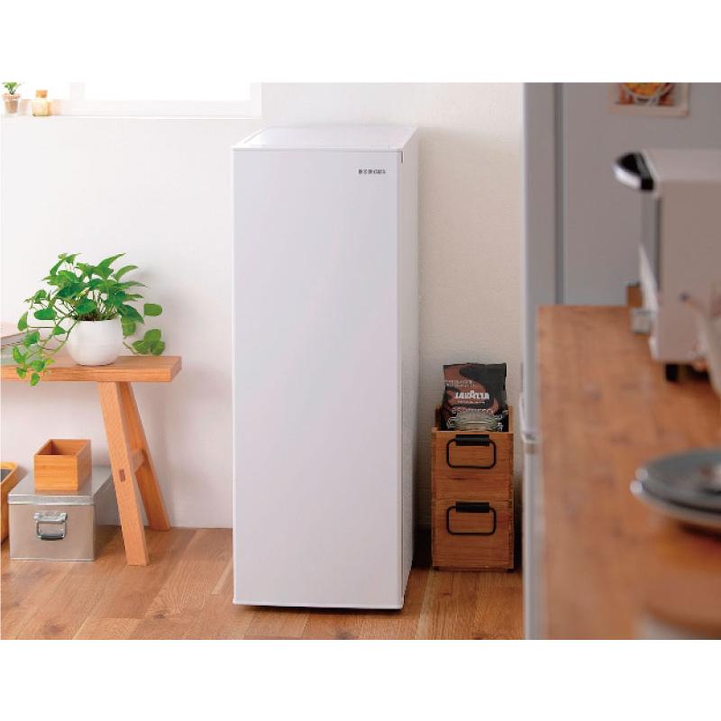 IRIS OHYAMA（アイリスオーヤマ） 冷凍庫 80L IUSN-8A-W 右開き 片開き