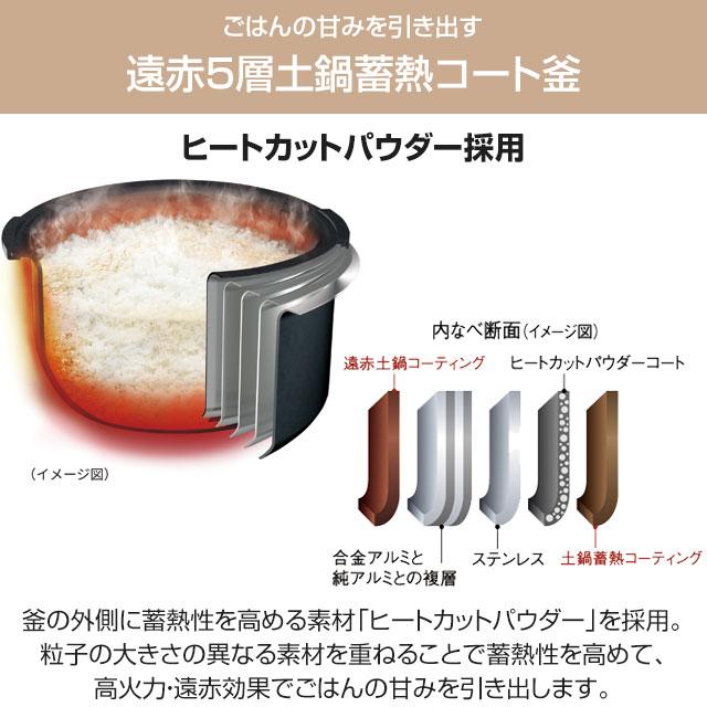 タイガー（TIGER） 圧力IHジャー炊飯器 炊きたて 炊飯器 10合炊き JPV