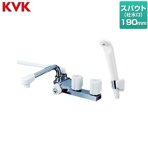 デッキ型 2ハンドルシャワー(左側シャワー) 浴室水栓 190mm デッキ型 2ハンドルシャワー(左側シャワー) 浴室水栓 190mm