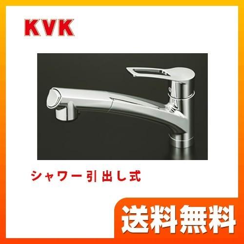 KVK シャワー水栓　km5021 シングルシャワー付混合栓（センサー） 撥水：KM5021TAECHS｜キッチン