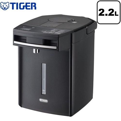 TIGER 電気ポット PIM-G220 K ブラック 2L タイガー（TIGER） 蒸気レスVE電気まほうびん とく子さん 電気ケトル