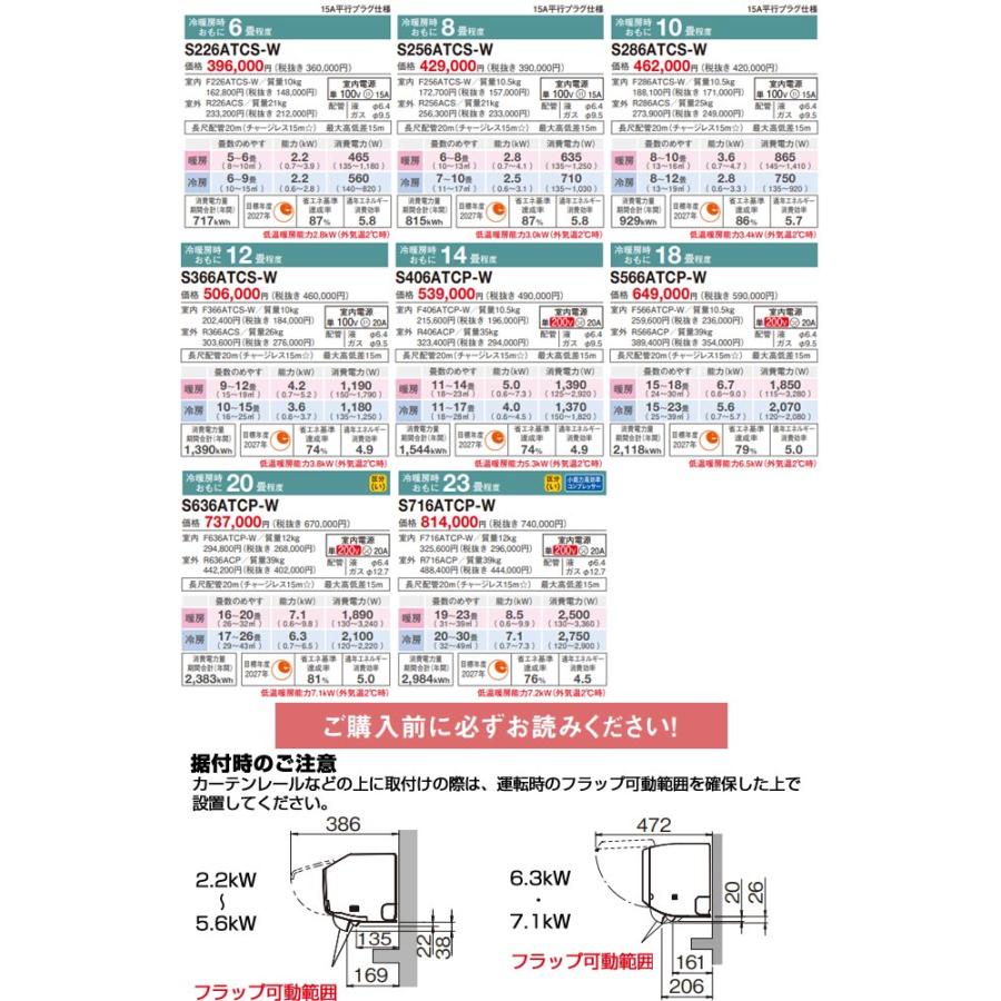 ダイキン（DAIKIN） CXシリーズ ルームエアコン 冷房/暖房：12畳程度