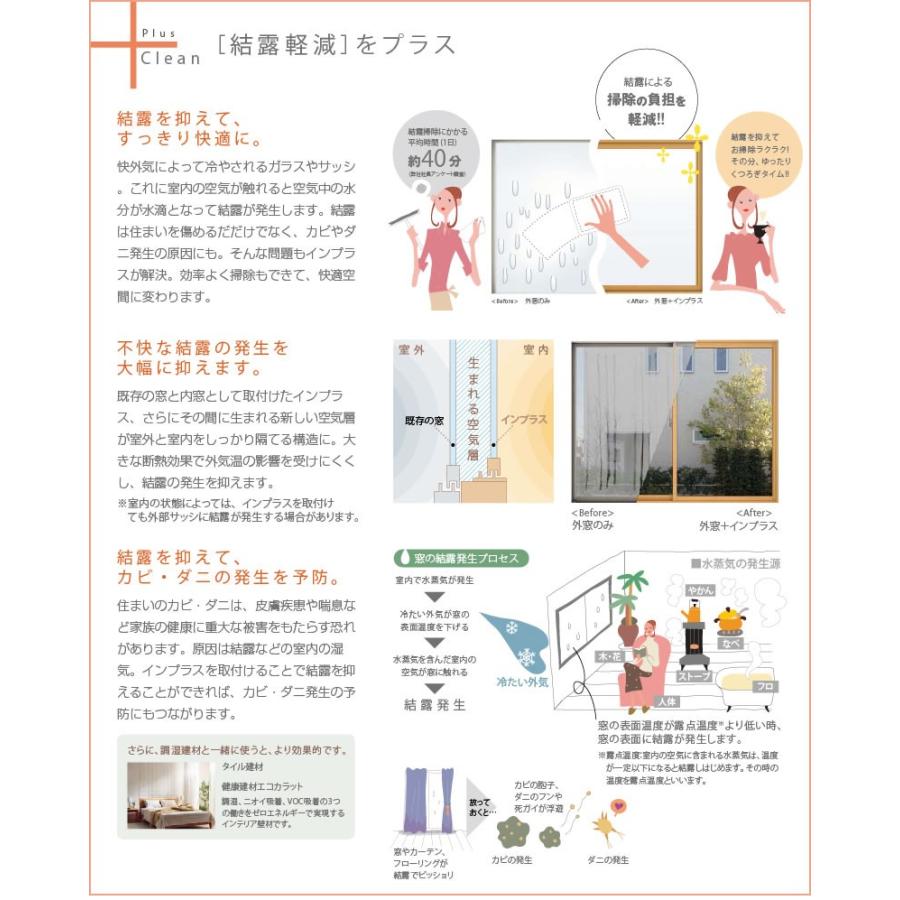 LIXIL（リクシル） インプラス 内窓 引き違い窓（クレセント仕様