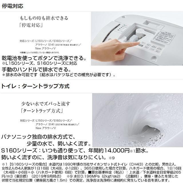 Panasonic XCH1602PWS アラウーノ S160 タイプ2 パナソニック Panasonic XCH1602PWS アラウーノ S160 タイプ2 パナソニック