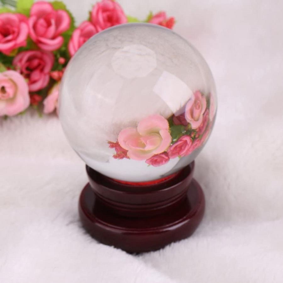 大特価】水晶玉 置物 開運 台座付き 水晶球 クリスタル 10cm 大