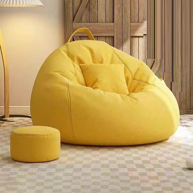 12/18までお値下げ 美品 人をダメにするソファ ビーズクッション カーキ 値下げ】ビーズクッション ソファー 人をダメにする 特大サイズ