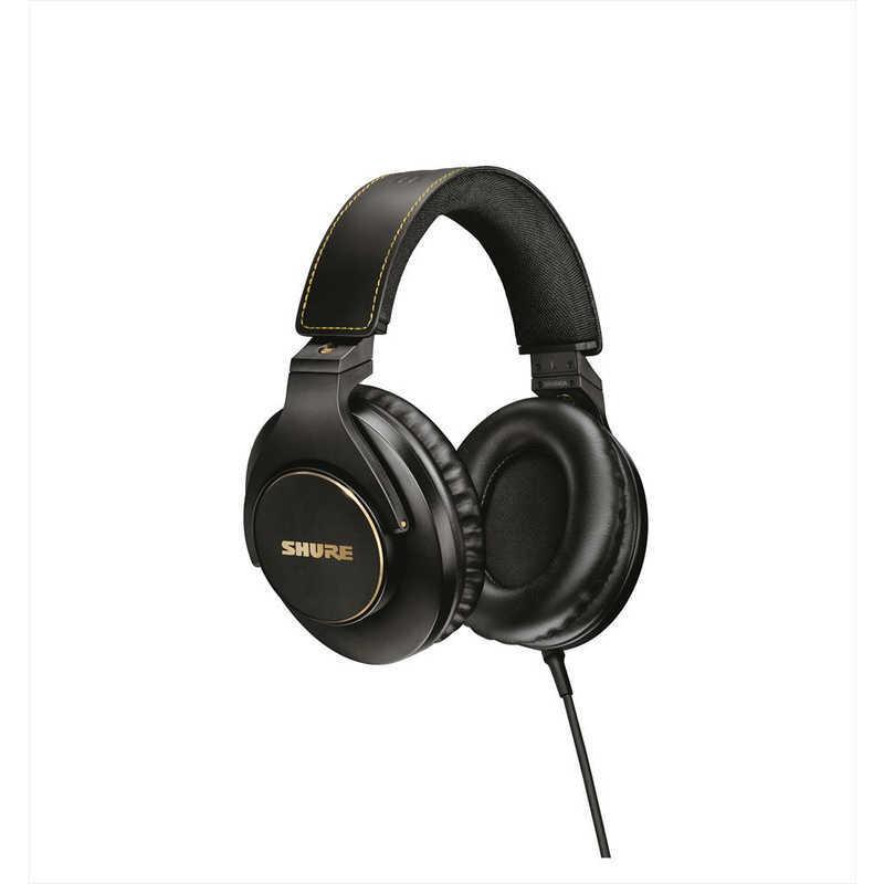 SHURE　密閉ダイナミック型 プロフェッショナル・モニタリング・ヘッドホン  [φ3.5mm ミニプラグ]　SRH840A-A