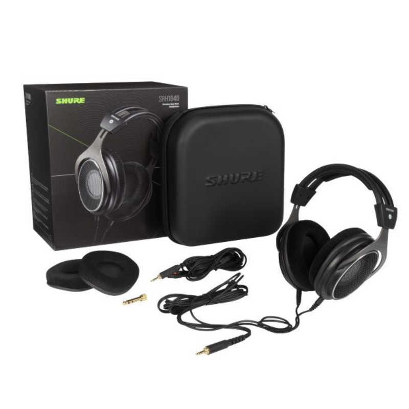 SHURE ヘッドホン [φ3.5mm ミニプラグ] SRH1840BKの画像