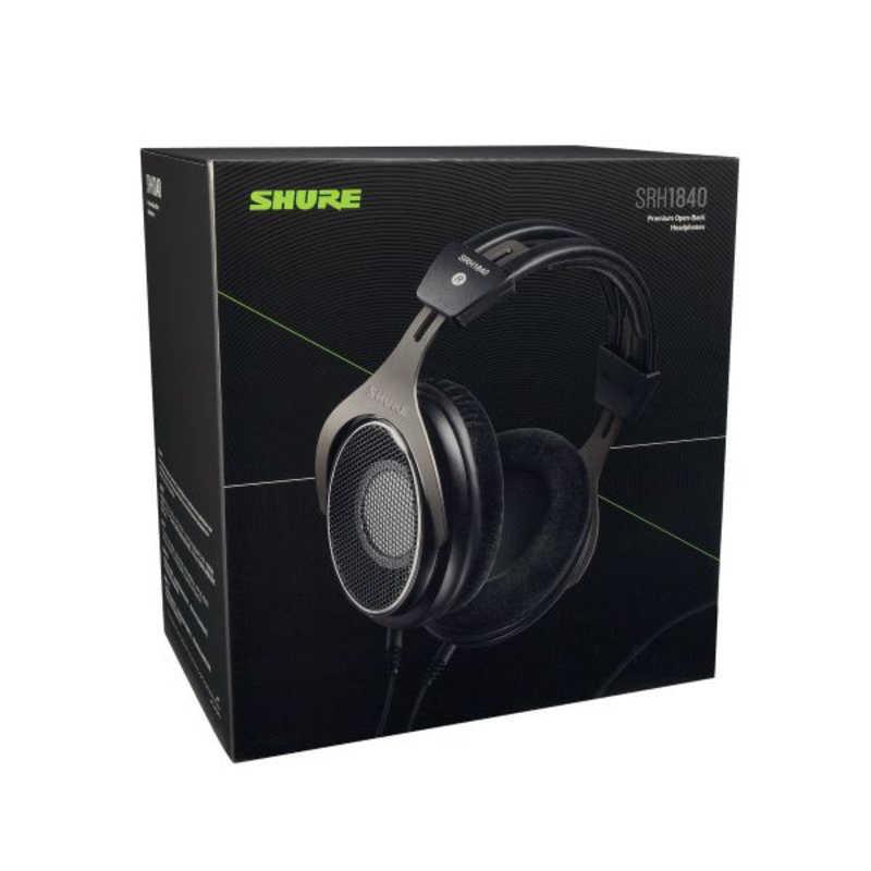 SHURE ヘッドホン [φ3.5mm ミニプラグ] SRH1840BKの画像
