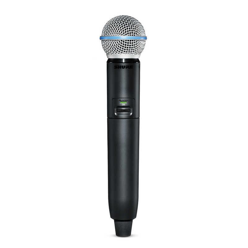 SHURE　GLX-D24R+/BETA58A ハーフラック型型受信機付ボーカル・ワイヤレスシステム　GLXD24R+J/B58-Z2の画像