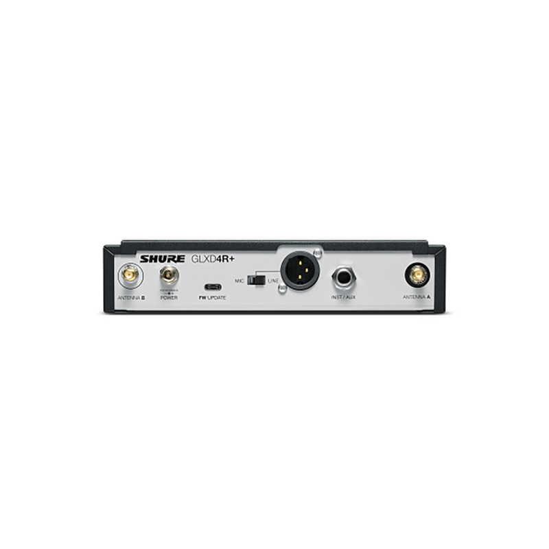 SHURE　GLX-D24R+/BETA58A ハーフラック型型受信機付ボーカル・ワイヤレスシステム　GLXD24R+J/B58-Z2の画像