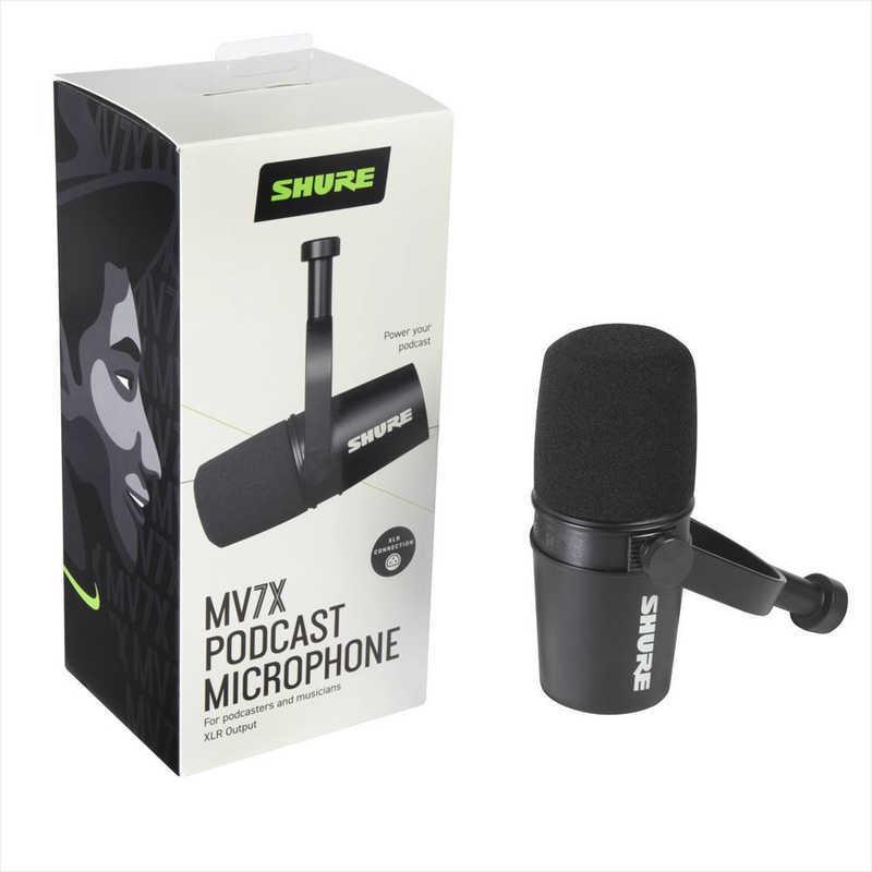 SHURE（シュア） ポッドキャストマイクロホン＜XLR出力専用モデル