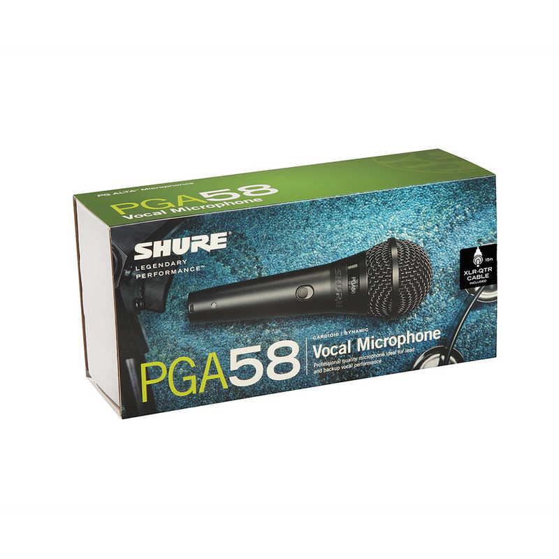 SHURE　ボーカル用カーディオイド・ダイナミックマイクロホン(標準プラグケーブル付き)　PGA58-QTR-J_2
