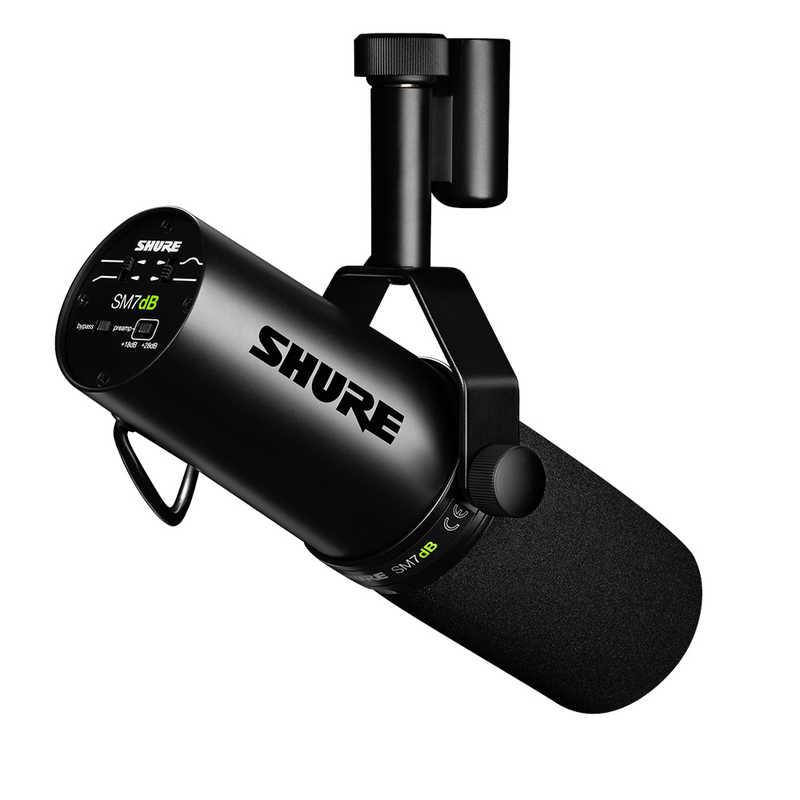 SHURE ボーカル用ダイナミックマイクロホン プリアンプ内蔵 SM7dB