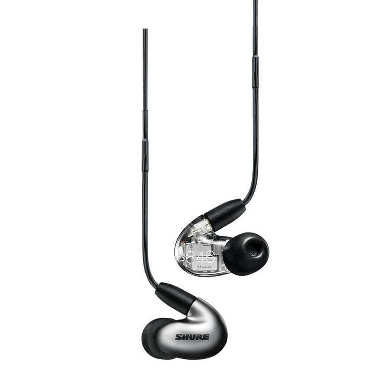 SHURE イヤホン カナル型 グラファイトシルバー [φ3.5mm ミニプラグ 