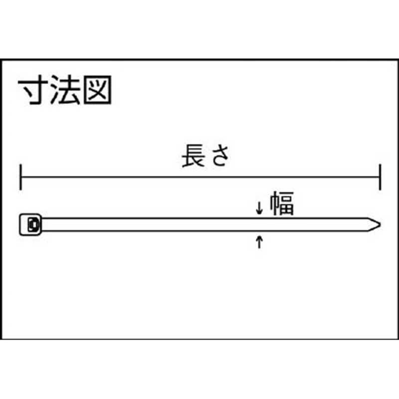 パンドウイット　テフゼル結束バンド　PLT2IM76 (1袋1000本)_1