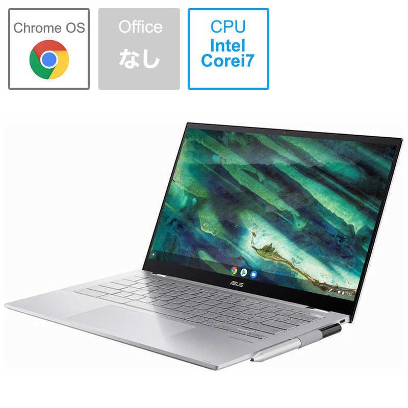 ASUS エイスース C4 ノートパソコン Chromebook Flip エアロジェルホワイト 14.0型 Core i7 メモリ:16GB intel 人気定番 SSD:512GB 36FA-E10162 2020年10月 新作ウエア