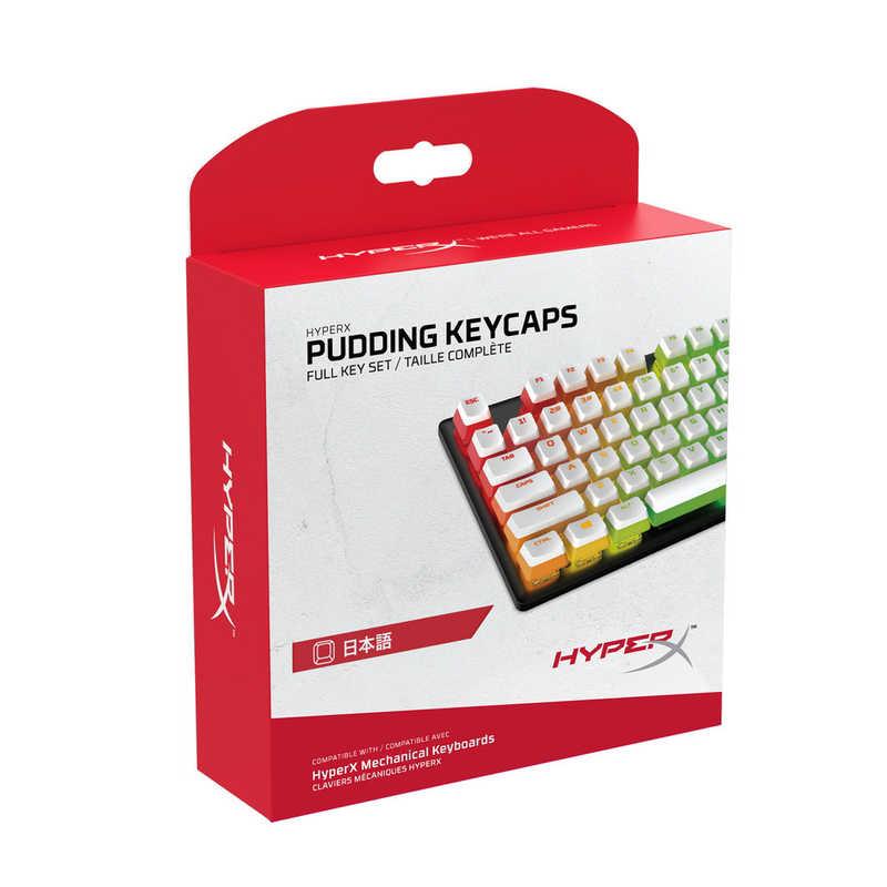 HYPERX キーキャップ HyperX ABS Pudding Keycaps Full Key Set White