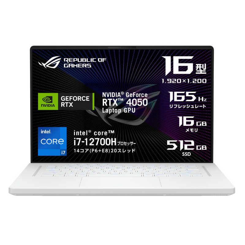 Windowsノート本体 ASUS ROGZephyrus G16 GU603ZU-I7R4050W ASUS エイスース ゲーミングノートパソコン ROG Zephyrus G16