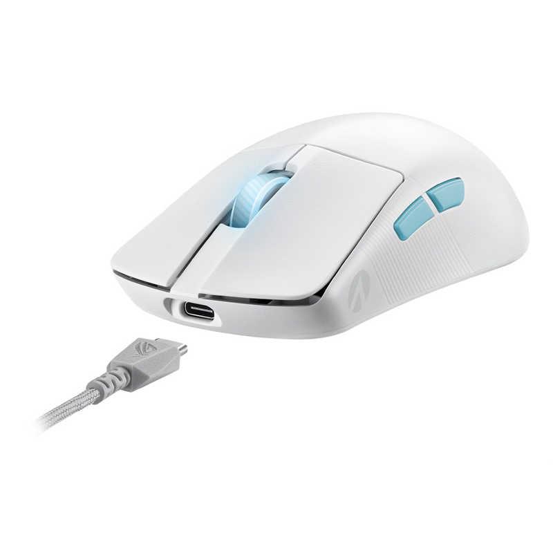 ASUS エイスース ゲーミングマウス［ホワイト］ ［光学式 /有線/無線 
