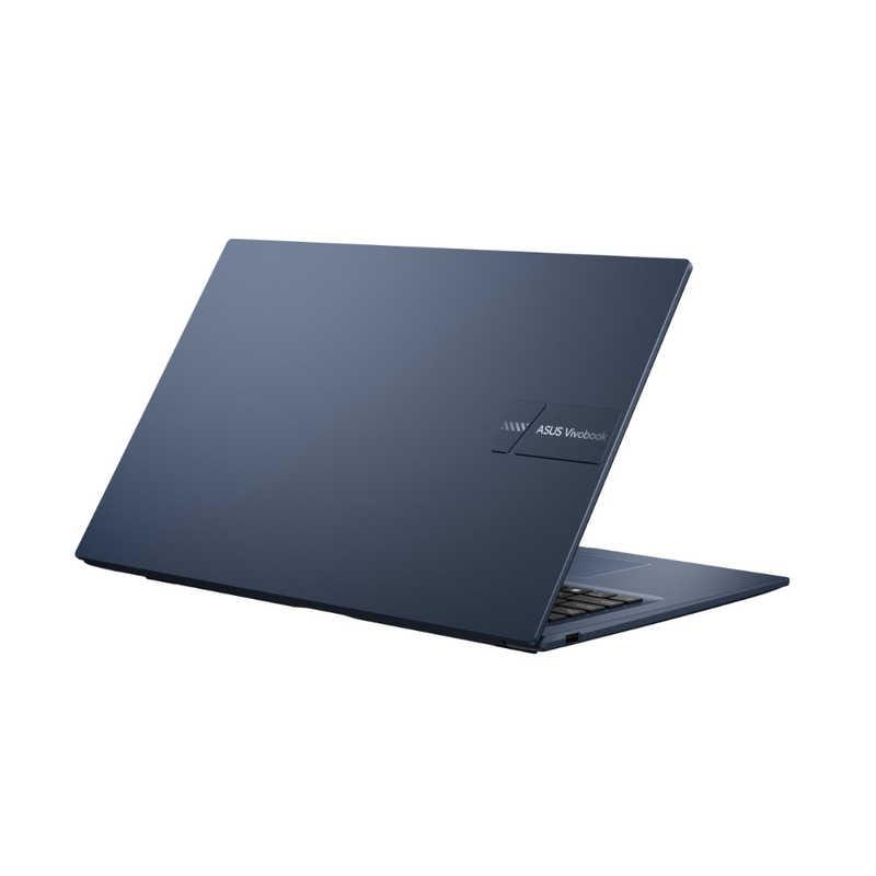 ASUS エイスース　ノートパソコン Vivobook 17 [ 17.3型 / Win11 Home / Core i7 / メモリ16GB / SSD512GB / Office ] クワイエットブルー　X1704VA-I7165WSの画像