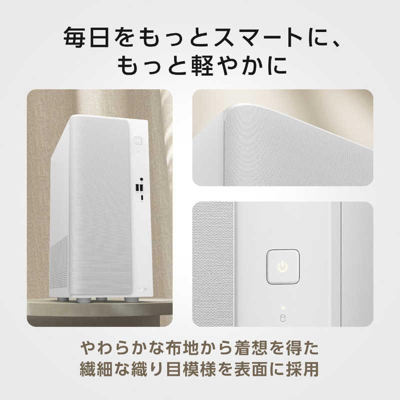 デスクトップパソコン V500 Mini Tower [ モニター無し / Win11 Home / Ryzen5 / メモリ16GB / SSD1TB / Office ] ホワイト　VM501MH-0R5220161TBOの画像