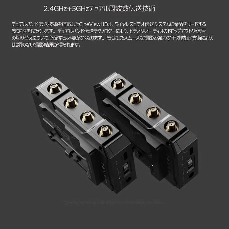 ACCSOON CineView HE リアルタイムワイヤレス映像音声送信機 Accsoon