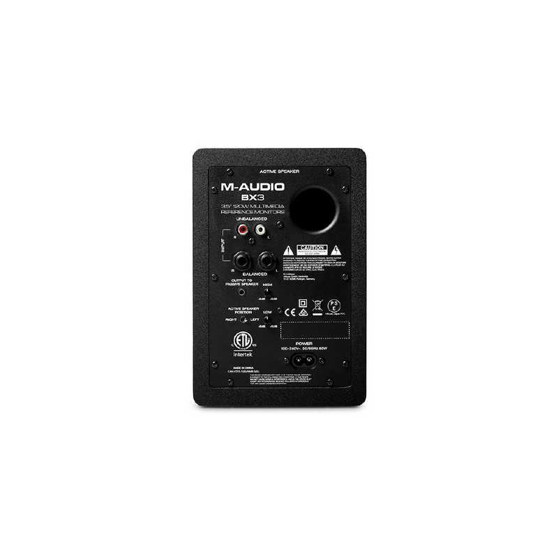M-AUDIO 3.5インチ 120Wパワードモニタースピーカー スタジオモニター