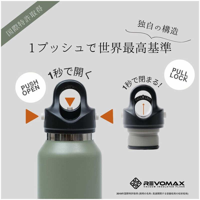 REVOMAX 炭酸対応真空断熱ボトル 16oz ［473ml/ワンタッチ］ サンド