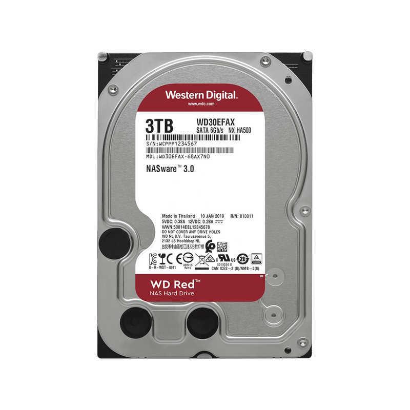 WesternDigital □WD Red シリーズ NAS向けHDD 3.5インチ 6TB WD60EFAX