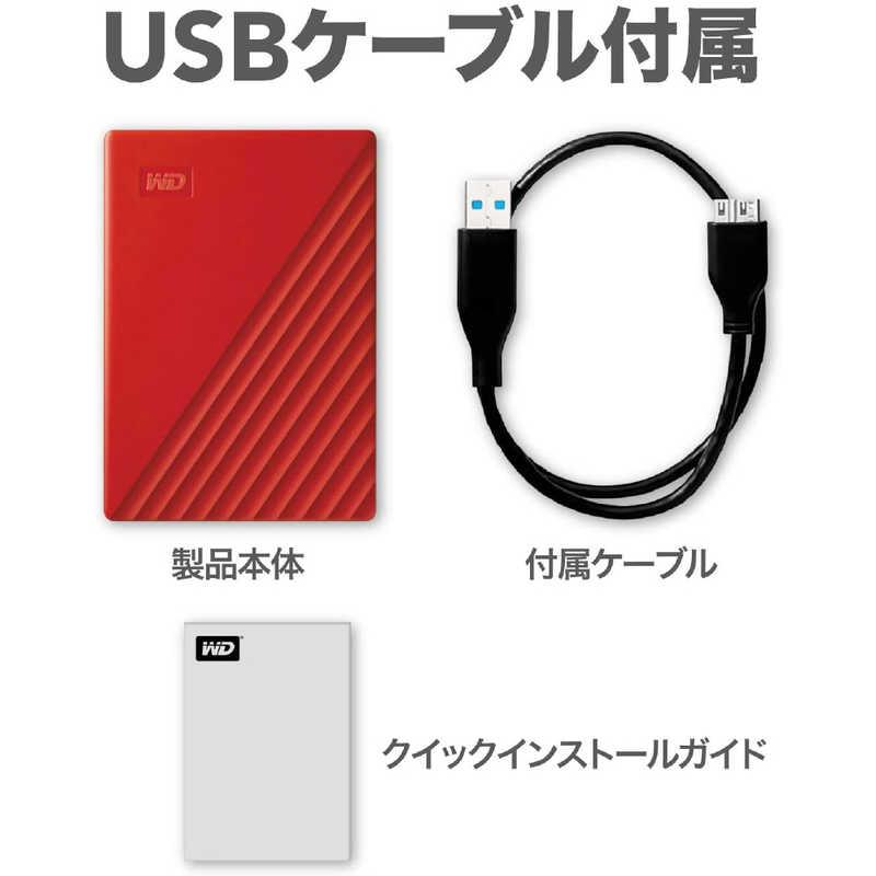 WESTERN DIGITAL ポータブルHDD WD My Passport 4TB WDBPKJ0040BRD