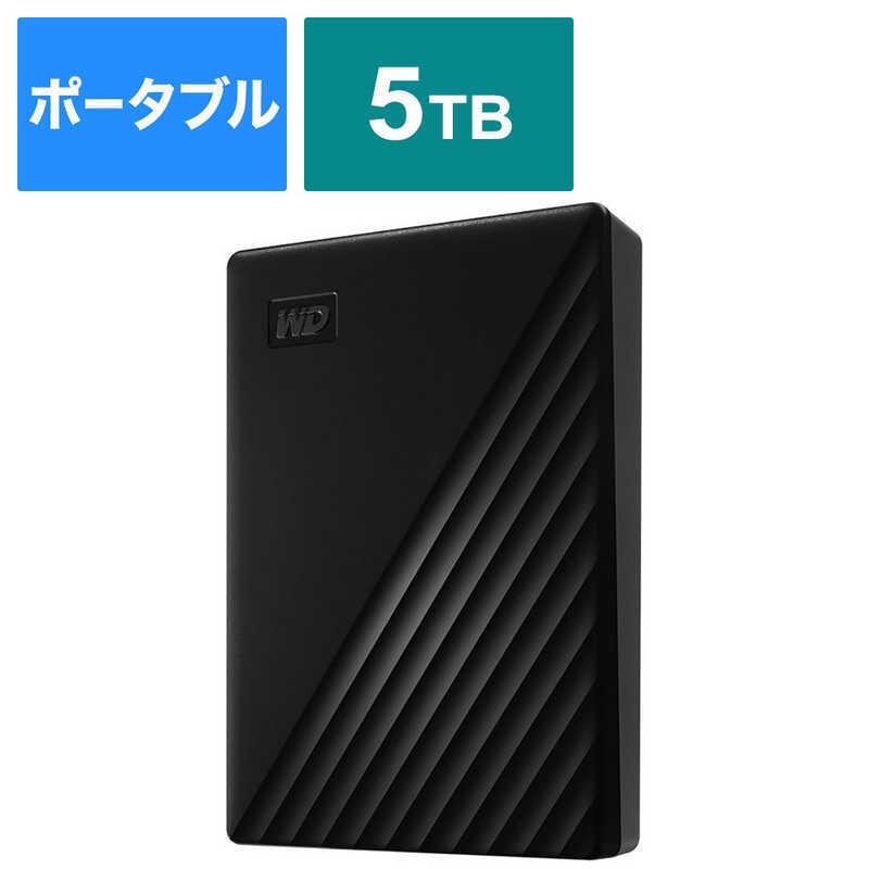 WESTERN DIGITAL　ポータブルHDD WD My Passport 5TB　WDBPKJ0050BBK-JESN ブラック｜y-kojima