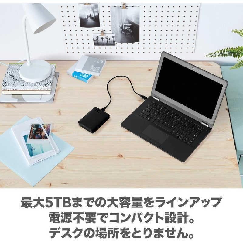 WESTERN DIGITAL 外付けHDD ポータブル型 4TB WDBU6Y0040BBK-JESE