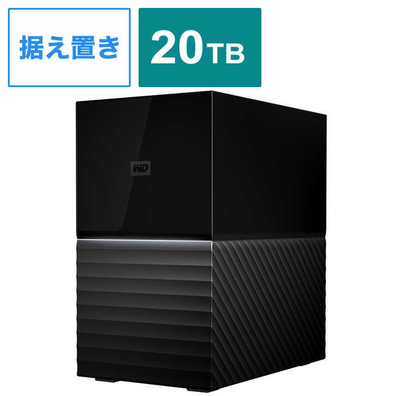 WESTERN DIGITAL　大容量RAID 外付けHDD ブラック　WDBFBE0200JBK-JEEX