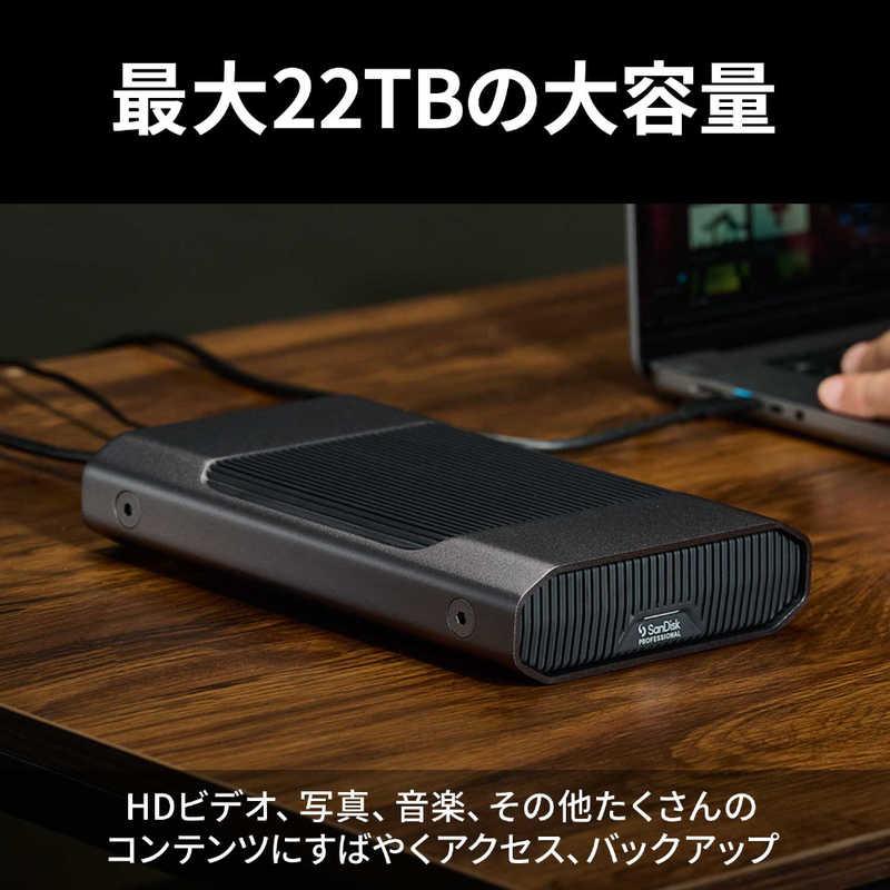 SANDISKPROFESSIONAL　外付けHDD USB-C接続 GDRIVE ［18TB 据え置き型］　SDPHF1A-018T-SBAADの画像