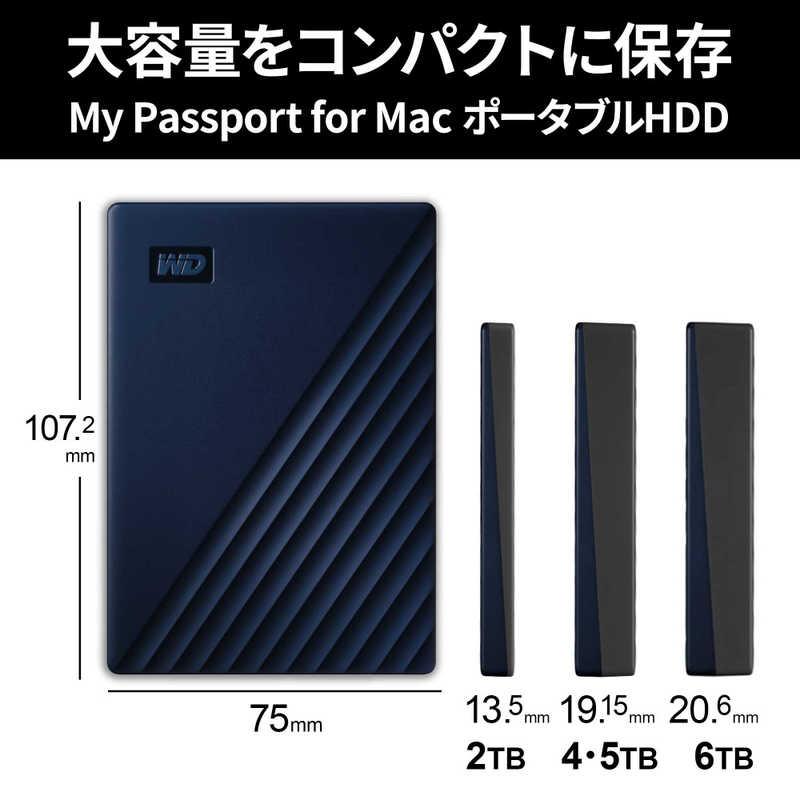 WESTERN DIGITAL USB-C&USB-A両対応 Mac用ポータブル WESTERN DIGITAL USB-C&USB-A両対応 Mac用ポータブル