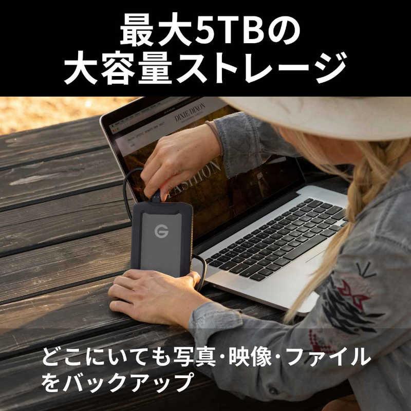 SANDISKPROFESSIONAL 外付けHDD G-DRIVE ArmorATD ［6TB /ポータブル型