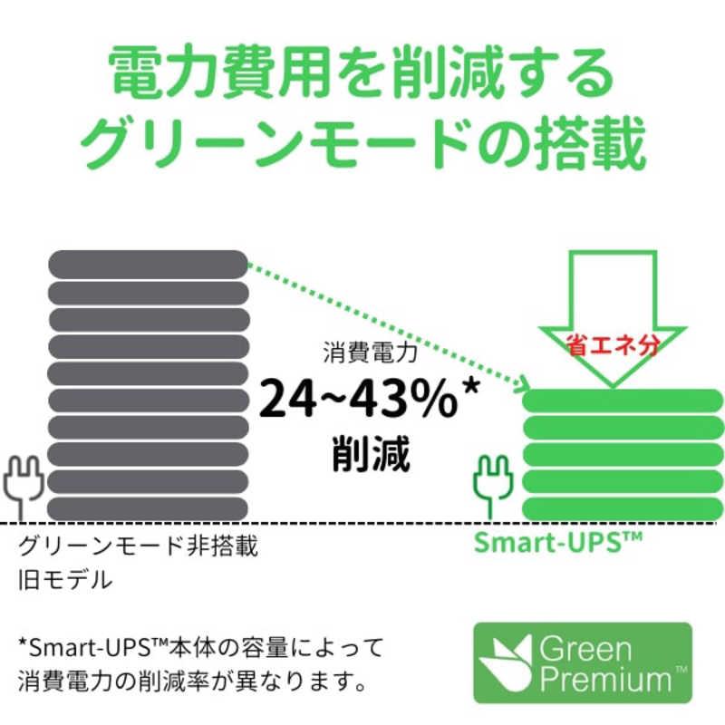 シュナイダーエレクトリック UPS 無停電電源装置 Smart-UPS 500VA LCD 100V SMT500Jの画像