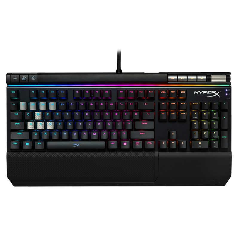 HYPERX　有線ゲーミングキーボード HyperX Alloy Elite RGB English 茶軸　HX-KB2BR2-US/R1_1