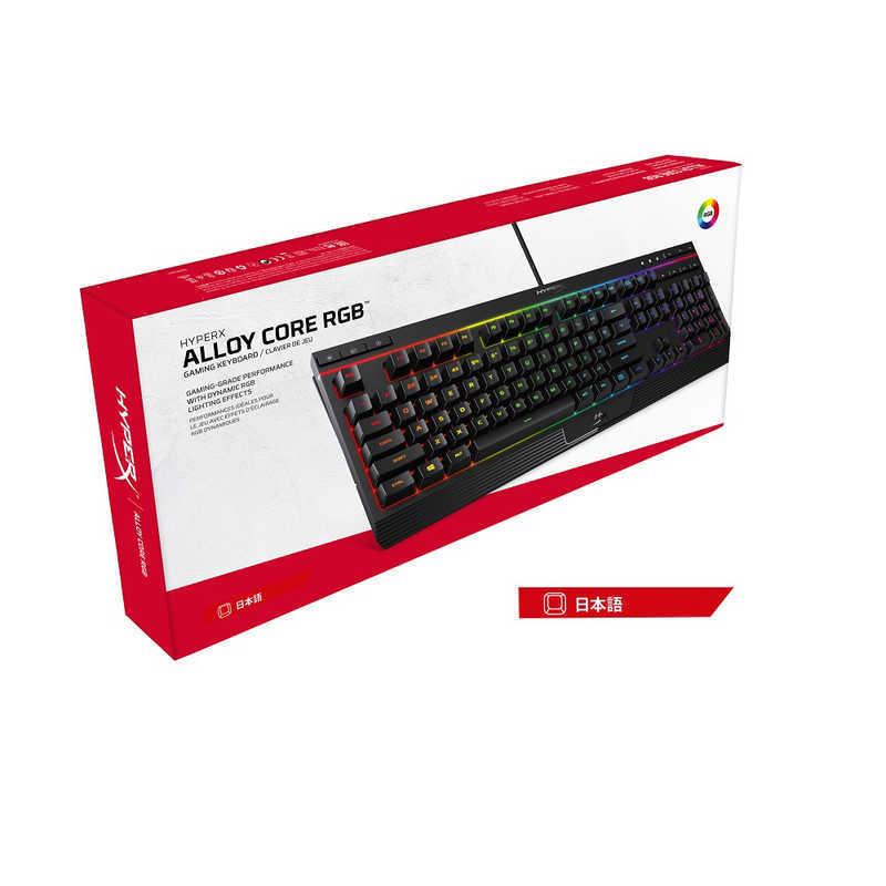 HYPERX HyperX Alloy Core RGB Membrane Gaming Keyboard HX-KB5ME2-JP|コジマPayPayモール店|03