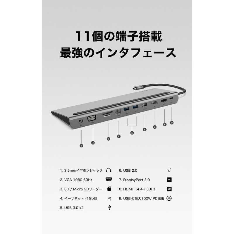 Belkin BELKIN CONNECT USB-C 11-in-1 マルチポートドック [USB