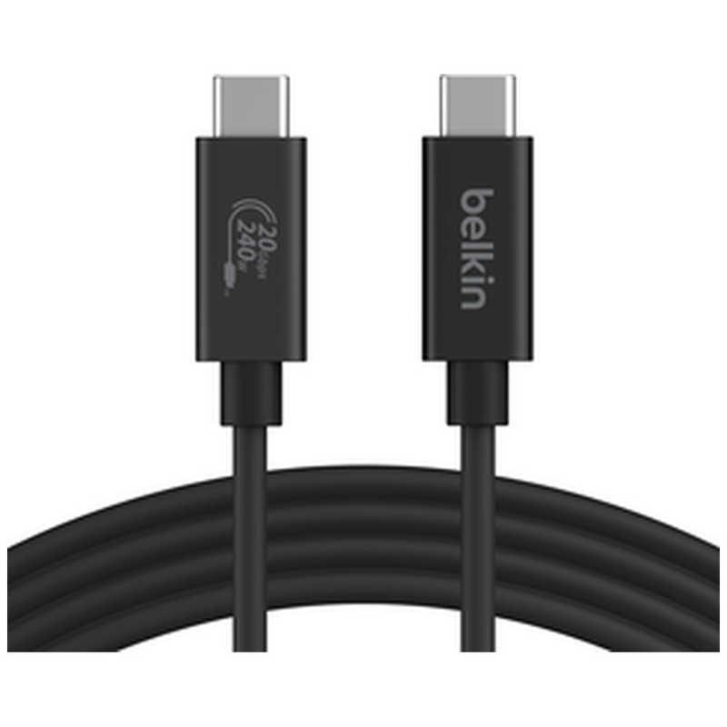 BELKIN Connect USB4 ケーブル 240W 2M ［USB Power Delivery対応