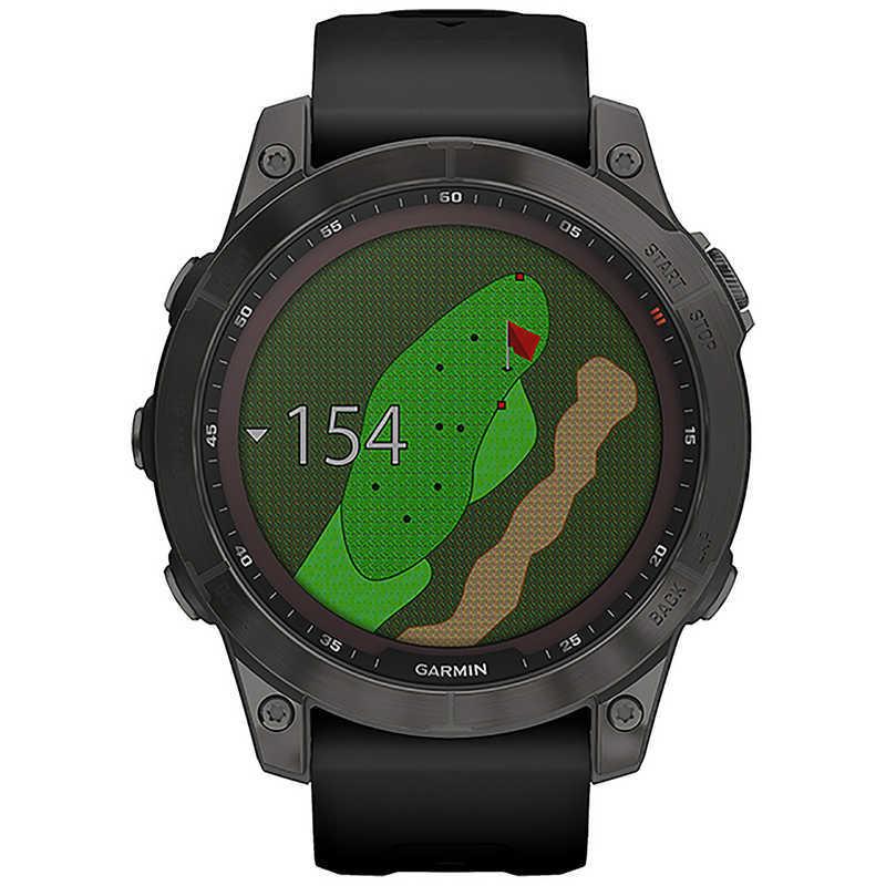 GARMIN スマートウォッチ fenix 7 Sapphire Dual Power Ti Carbon Gray 