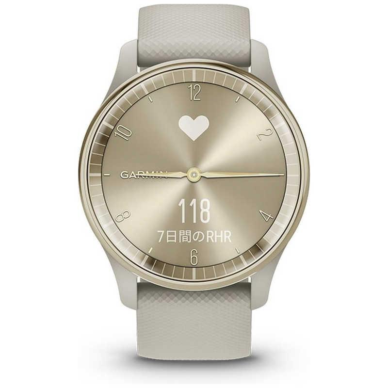 GARMIN　スマートウォッチ vivomove Trend French Gray / Cream Gold(Suica対応) 　010-02665-72の画像