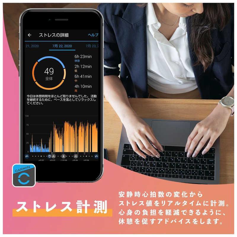 GARMIN　スマートウォッチ vivomove Trend Mist Gray / Silver(Suica対応) GARMIN Mist Gray / Silver　010-02665-73の画像