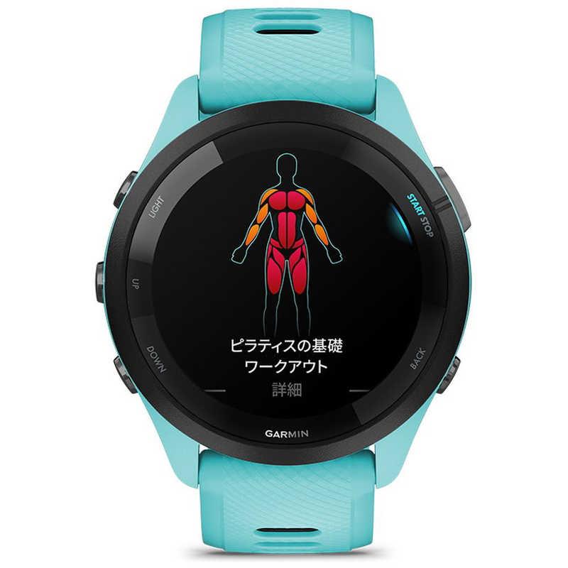 GARMIN　スマートウォッチ Forerunner 265 Aqua(Suica対応) 　010-02810-42｜y-kojima｜05