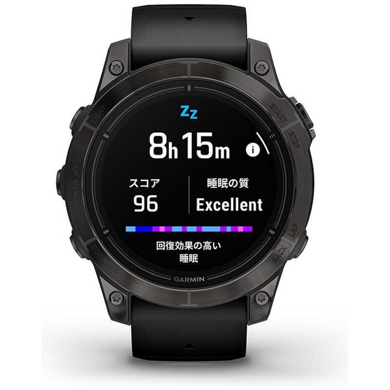 GARMIN　スマートウォッチ epix Pro (Gen 2) 47mm Sapphire Ti Carbon Gray DLC / Black　010-02803-52｜y-kojima｜11