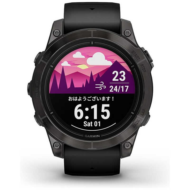 GARMIN　スマートウォッチ epix Pro (Gen 2) 47mm Sapphire Ti Carbon Gray DLC / Black　010-02803-52｜y-kojima｜12