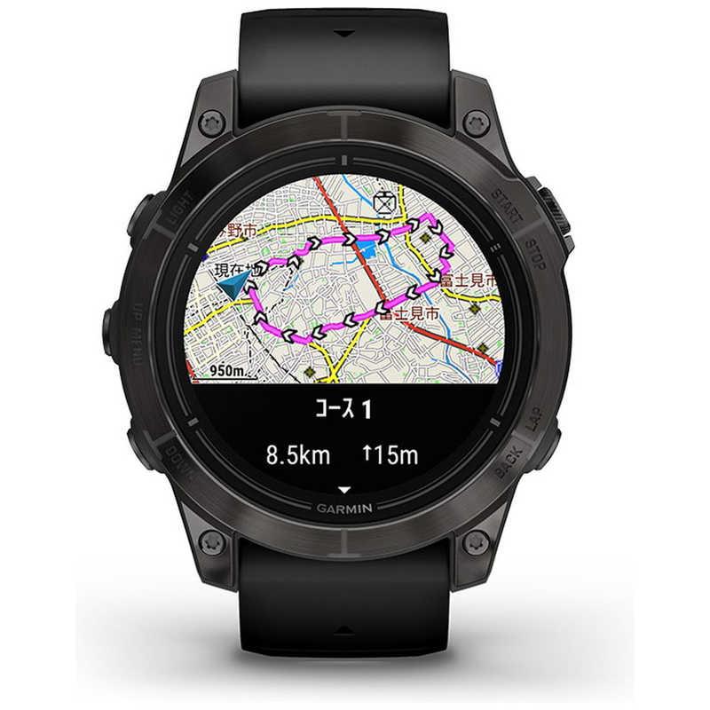 GARMIN　スマートウォッチ epix Pro (Gen 2) 47mm Sapphire Ti Carbon Gray DLC / Black　010-02803-52｜y-kojima｜04