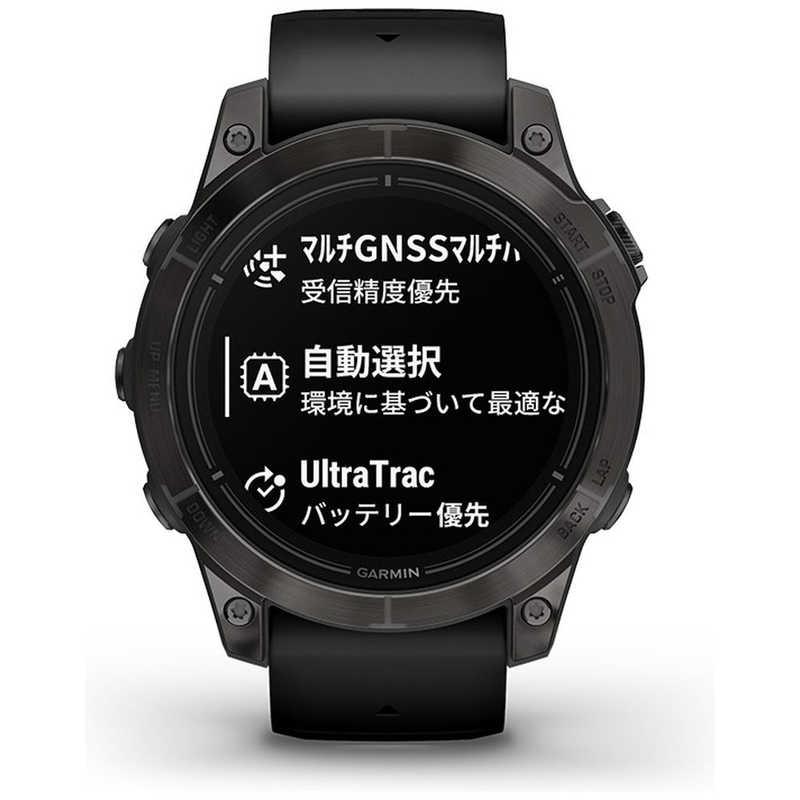 GARMIN　スマートウォッチ epix Pro (Gen 2) 47mm Sapphire Ti Carbon Gray DLC / Black　010-02803-52｜y-kojima｜07